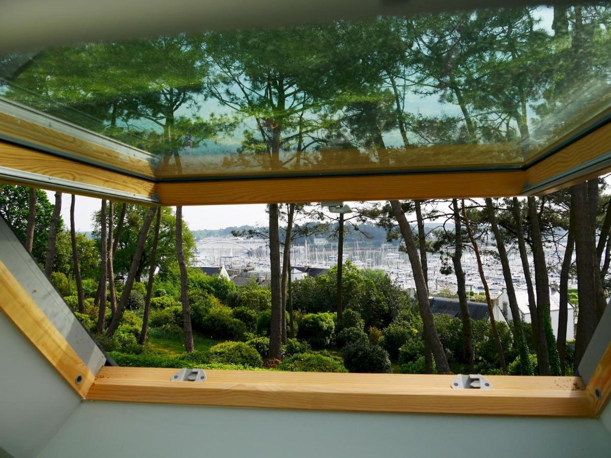 Appartement duplex 5 personnes vue sur le port de la Trinité Sur Mer Exterior foto